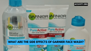 What are the side effects of Garnier Face Wash?